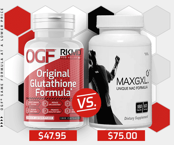 OGF vs Max GXL Glutathione